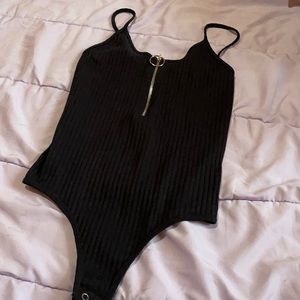 black bodysuit